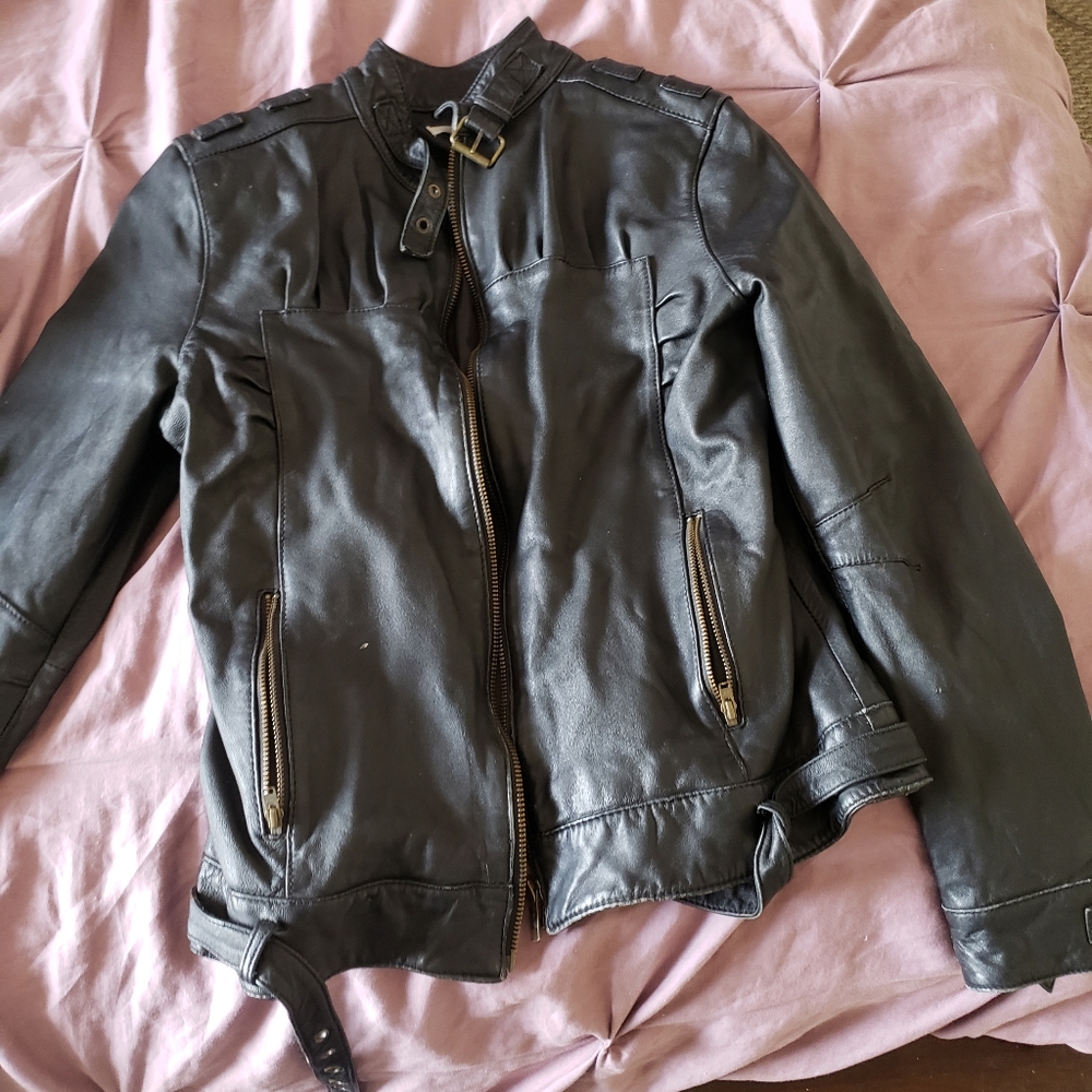 Kids leather jacket